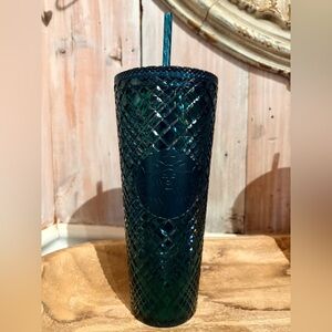 Starbucks Green/ Teal Diamond Tumbler